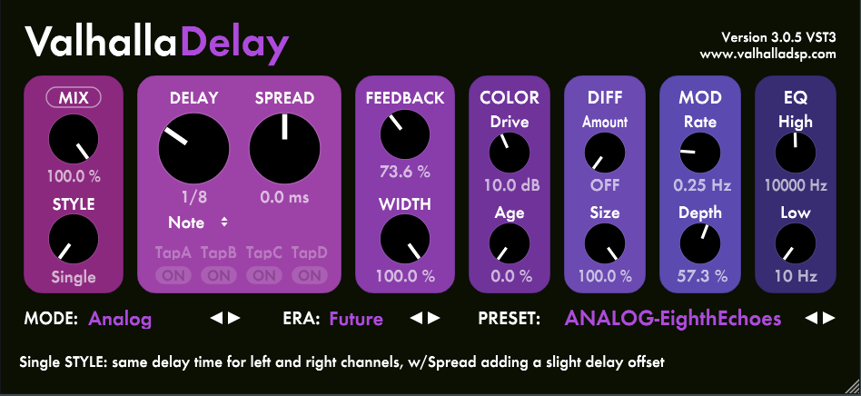 valhalla Valhalla Delay